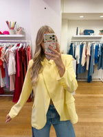 Open blazer yellow