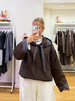 Brown checkerd jacket