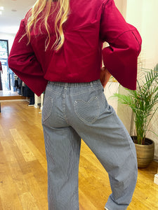 Striped heart pants