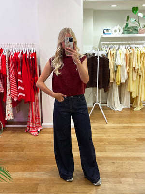 Debardeur soft colle bordeaux