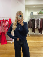 Navy jeans sweater