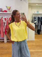 Fun top yellow