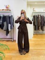 Jeans set brown