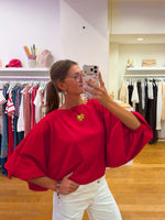 Lizzy blouse red