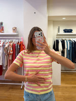 Gigi knitted top yellow