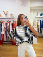 Heart tee navy