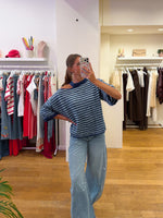 Halter sweater stripes