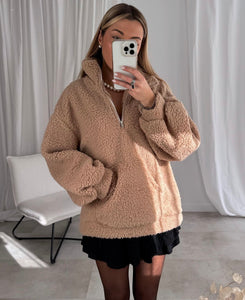 Teddy sweater beige