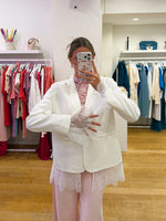 Lace blazer