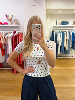 Animal polka tee