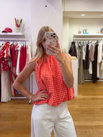 Balloon top vichy