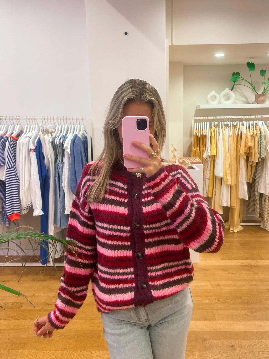 Funky striped sweater