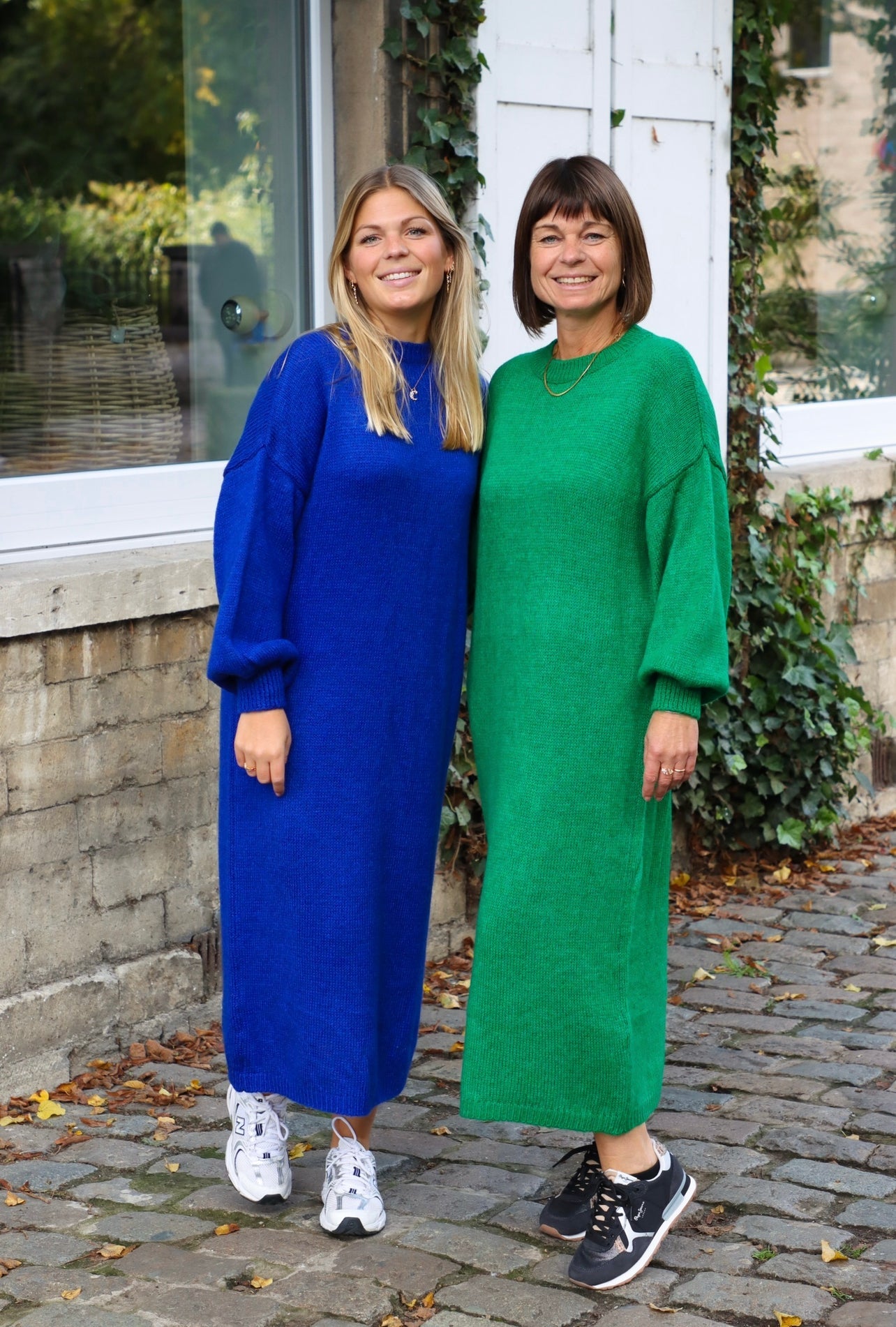 Sweater dress kobalt