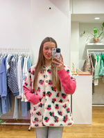 Flower teddy jacket