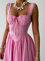Pink corset dress pre-order