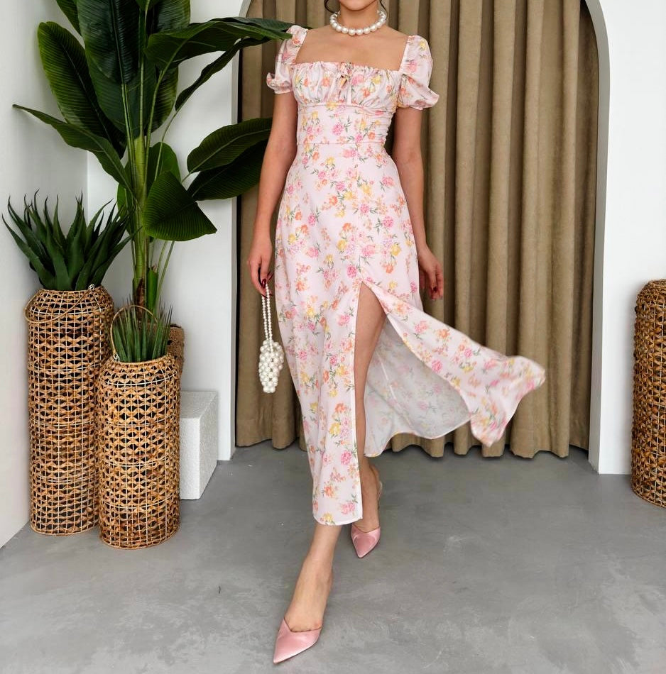 Pink long dress pre-order