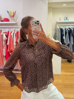 Violetta blouse brown