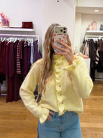 Yellow sweater details