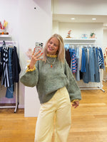 Cutie girl sweater green