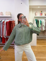 Vichy jacket green