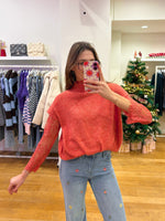 Debardeur navy+ lace top koraal