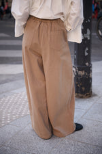 Beige ziggy pantalon