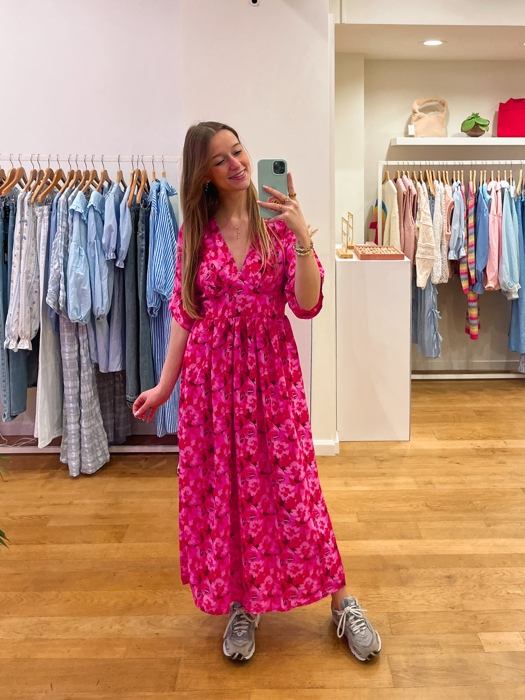Pink summer dress