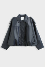 Navy balloon jacket