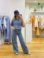 Striped jeans
