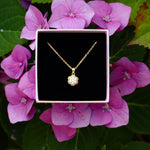 Vintage flower necklace