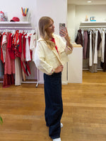 Dark balloon jeans