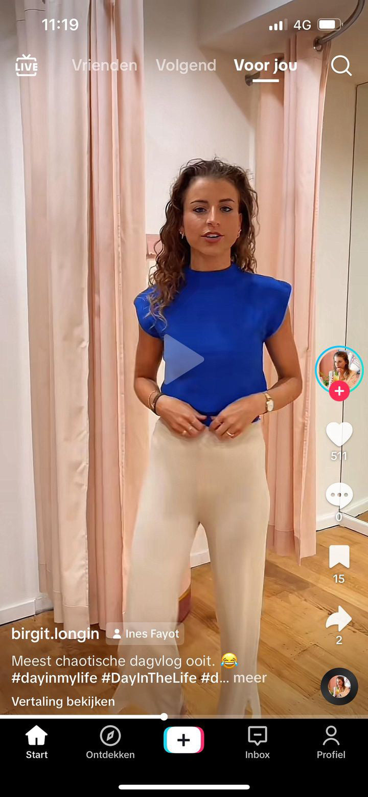 Top blue s/m