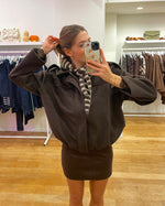 Soft lisa jacket brown