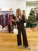 Jumpsuit brown