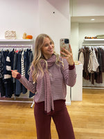 Cashmere lined bordeaux