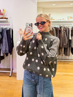 Polka sweater kaki