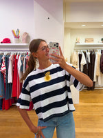 Sun striped tee