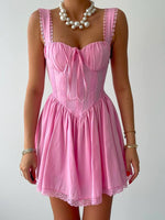 Pink corset dress pre-order