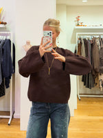 Open back round brown