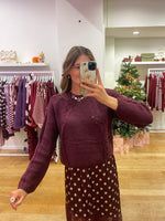 Bordeaux cable sweat