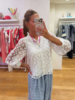 White Zoe blouse
