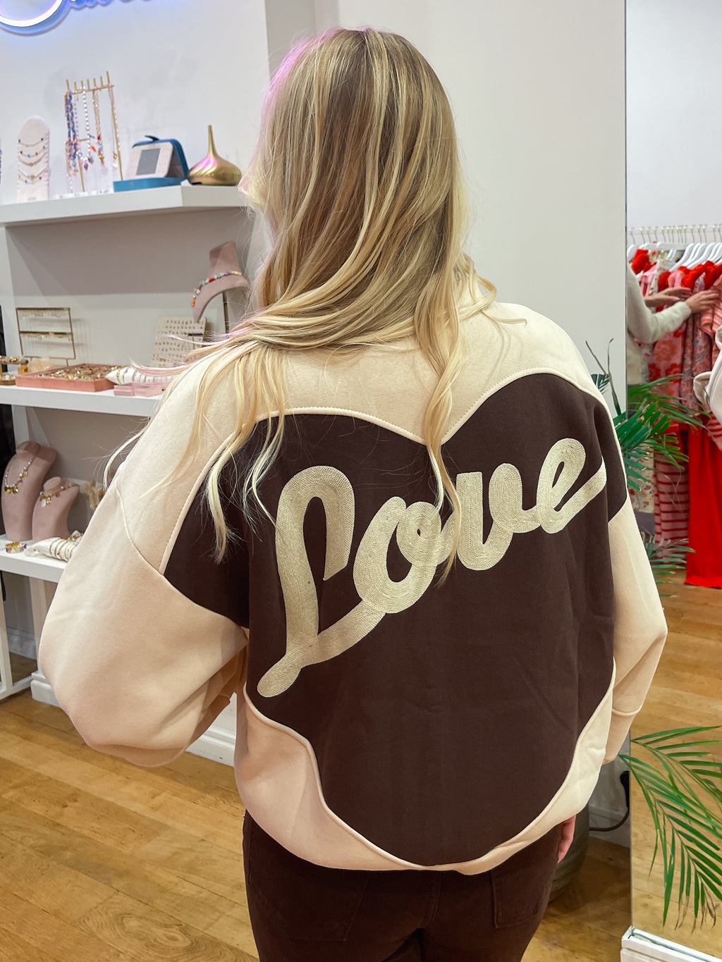 LOVE gilet beige