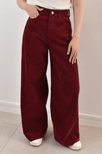 Burgundy pantalon