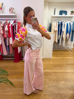 Pink jeans