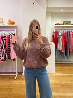 Puffy sweater bordeaux