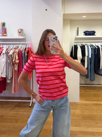 Gigi knitted top pink