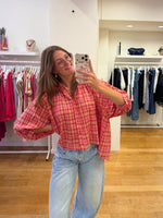 Diamond blouse sunset