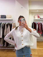 Lace + cardigan white pre-order