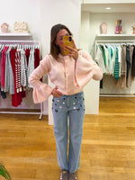 Flower detail jeans