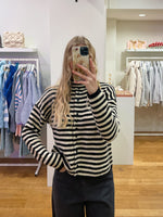 Striped Stockholm sweater black